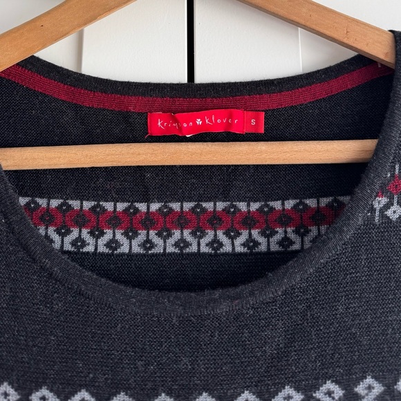 Krimson Klover Wool Fair Isle Sweater Dress - Picture 4 of 5